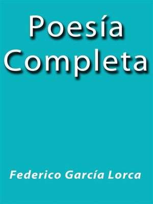 cover image of Poesía Completa